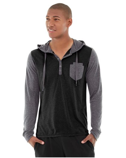 Chaz Kangeroo Hoodie — Black