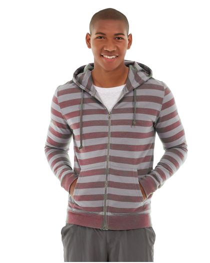 Ajax Full-Zip Sweatshirt  — Red