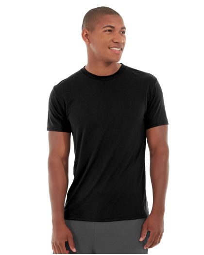 Aero Daily Fitness Tee — Black