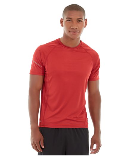 Atomic Endurance Running Tee (Crew-Neck) — Red