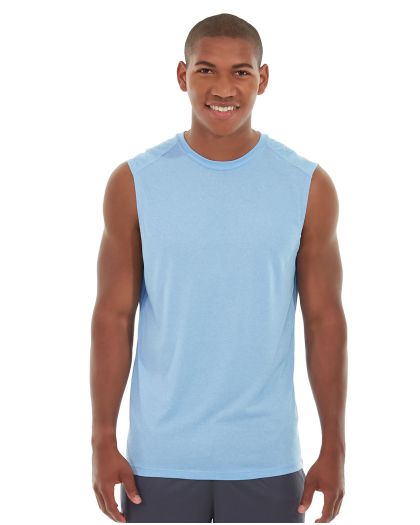 Rocco Gym Tank — Blue