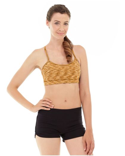 Lucia Cross-Fit Bra  — Orange