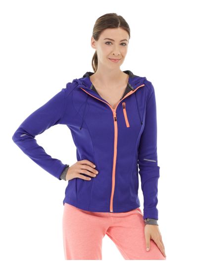 Daphne Full-Zip Hoodie — Purple