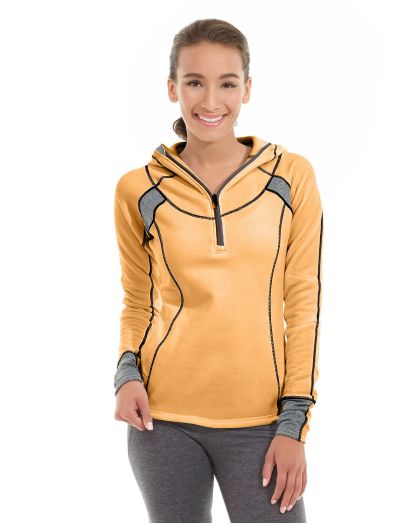 Cassia Funnel Sweatshirt — Orange