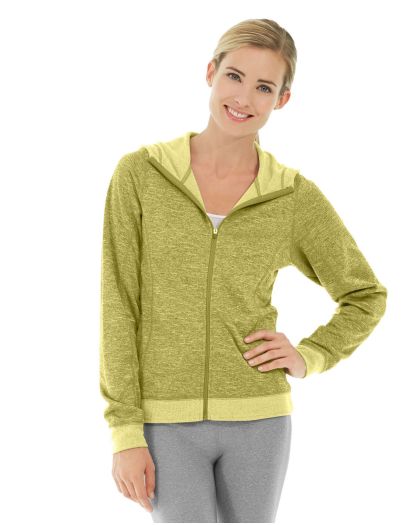 Helena Hooded Fleece — Yellow