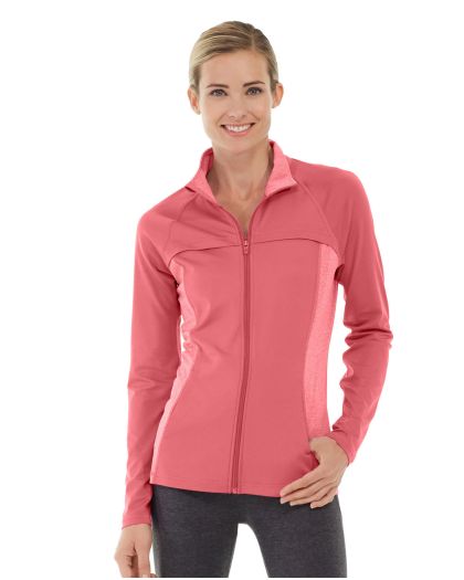 Inez Full Zip Jacket — Red