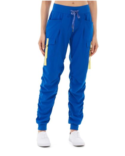 Ida Workout Parachute Pant — Blue