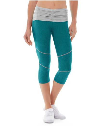 Deirdre Relaxed-Fit Capri — Blue