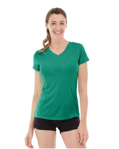 Gabrielle Micro Sleeve Top — Green