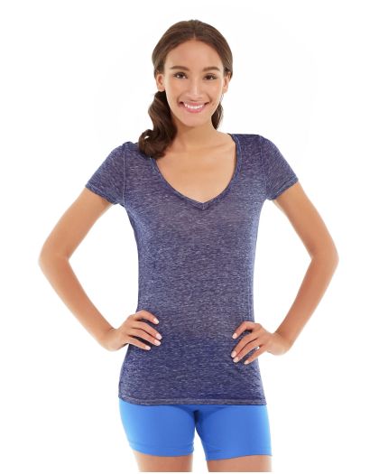 Minerva LumaTech&trade; V-Tee — Blue