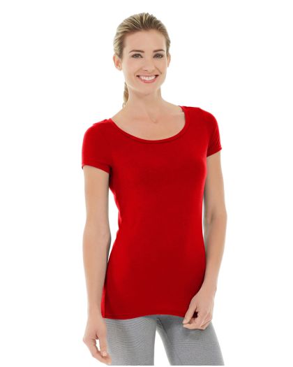 Tiffany Fitness Tee — Red