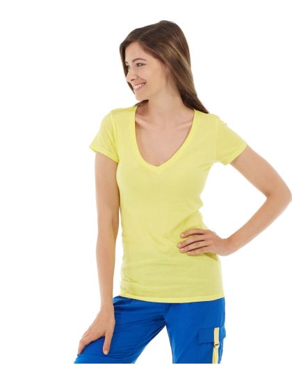 Diva Gym Tee — Yellow